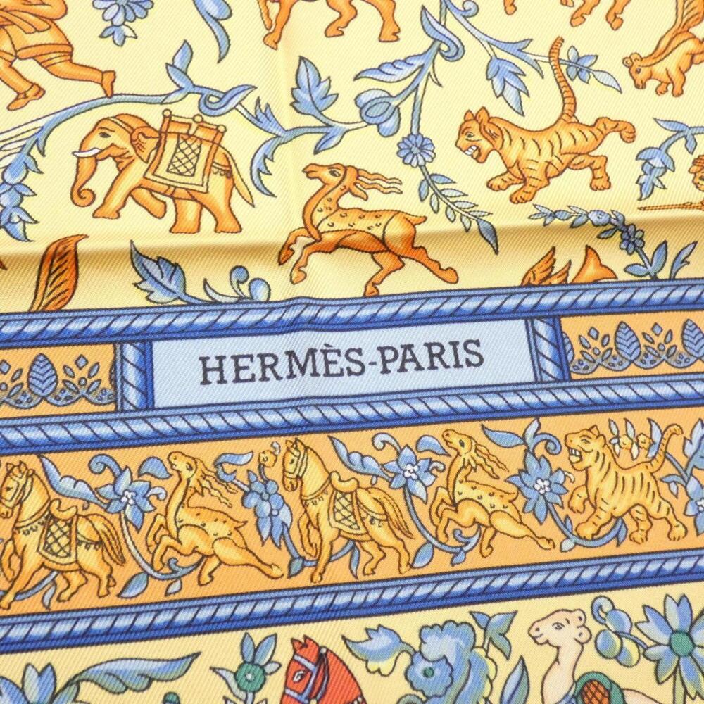 HERMES Orange Scarf - Picture 3 of 4